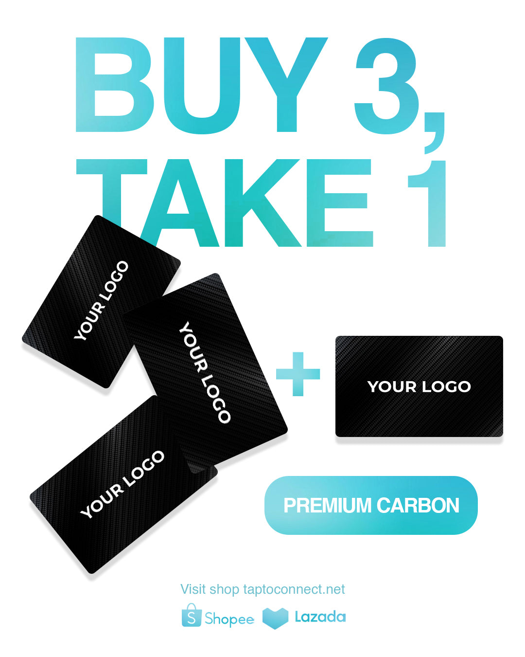 Premium Carbon TTC Card (Buy 3 Get 1)