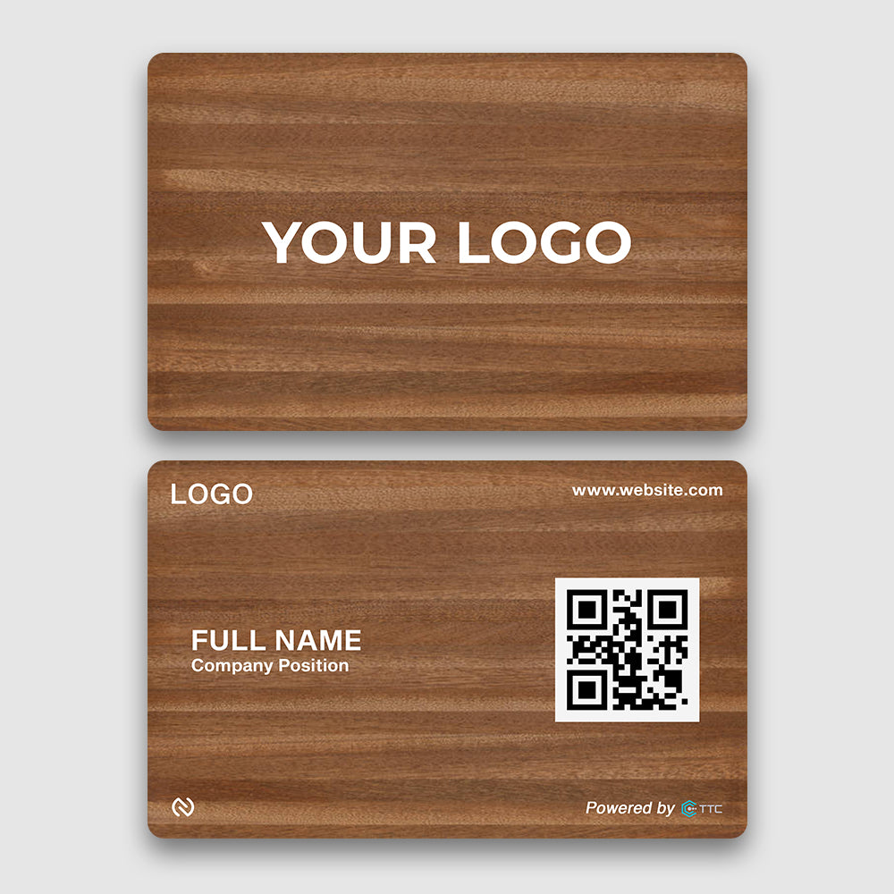 Premium Wood TTC Card